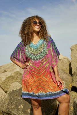 ZHENZI tuniek kaftan Myri randdessin
