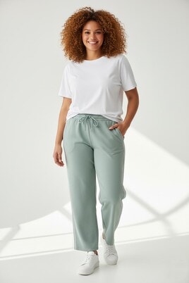 ZHENZI broek Zijstreep