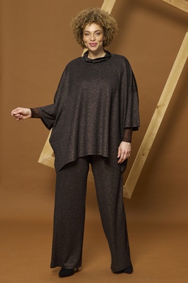 ZHENZI blouse 3/4 mouw