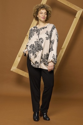 ZHENZI blouse lange mouw