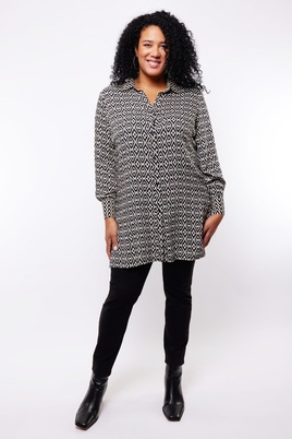 Exxcellent tuniek lange mouwen print