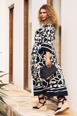 Exxcellent jurk Soraya print