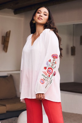 Exxcellent blouse Kerensa borduur