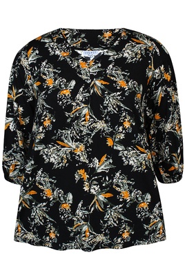 ZHENZI shirt V hals print