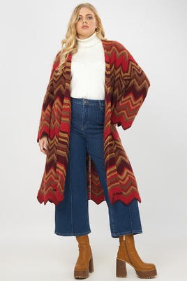 Vest Mat fashion zigzag brei