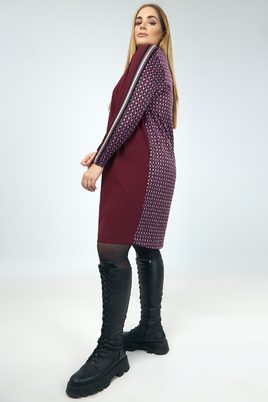 Jurk Mat fashion achter print