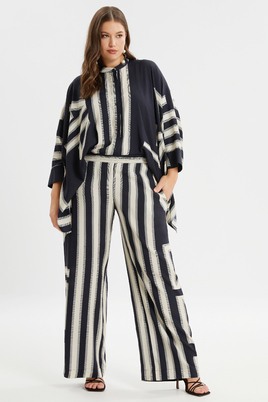 Mat Fashion broek wijd print
