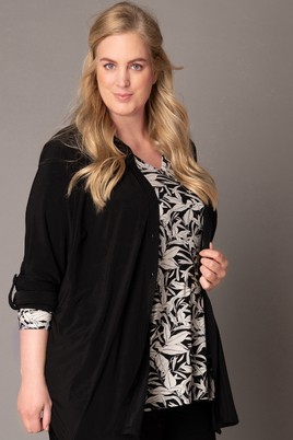 COLLETTA shirt V hals print
