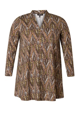 COLLETTA tuniek V hals print