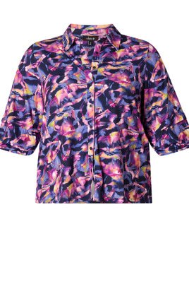 COLLETTA blouse kort print