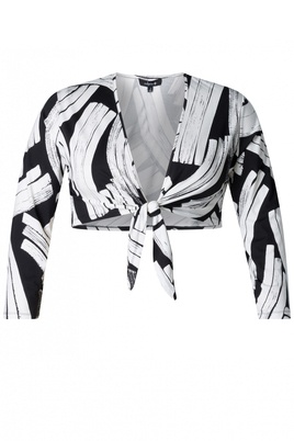 COLLETTA bolero zwart wit travel