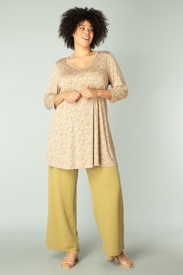 YESTA print a-lijn tuniek