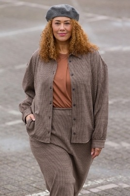 YESTA jasje Robbie kort ruitje