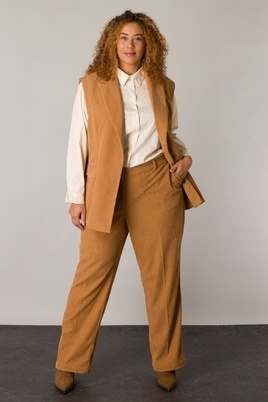 YESTA gilet Robine rib stof